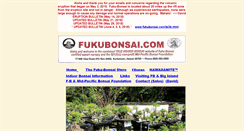 Desktop Screenshot of fukubonsai.com